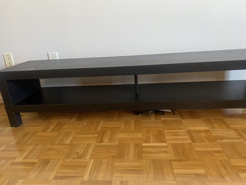 Black TV Stand