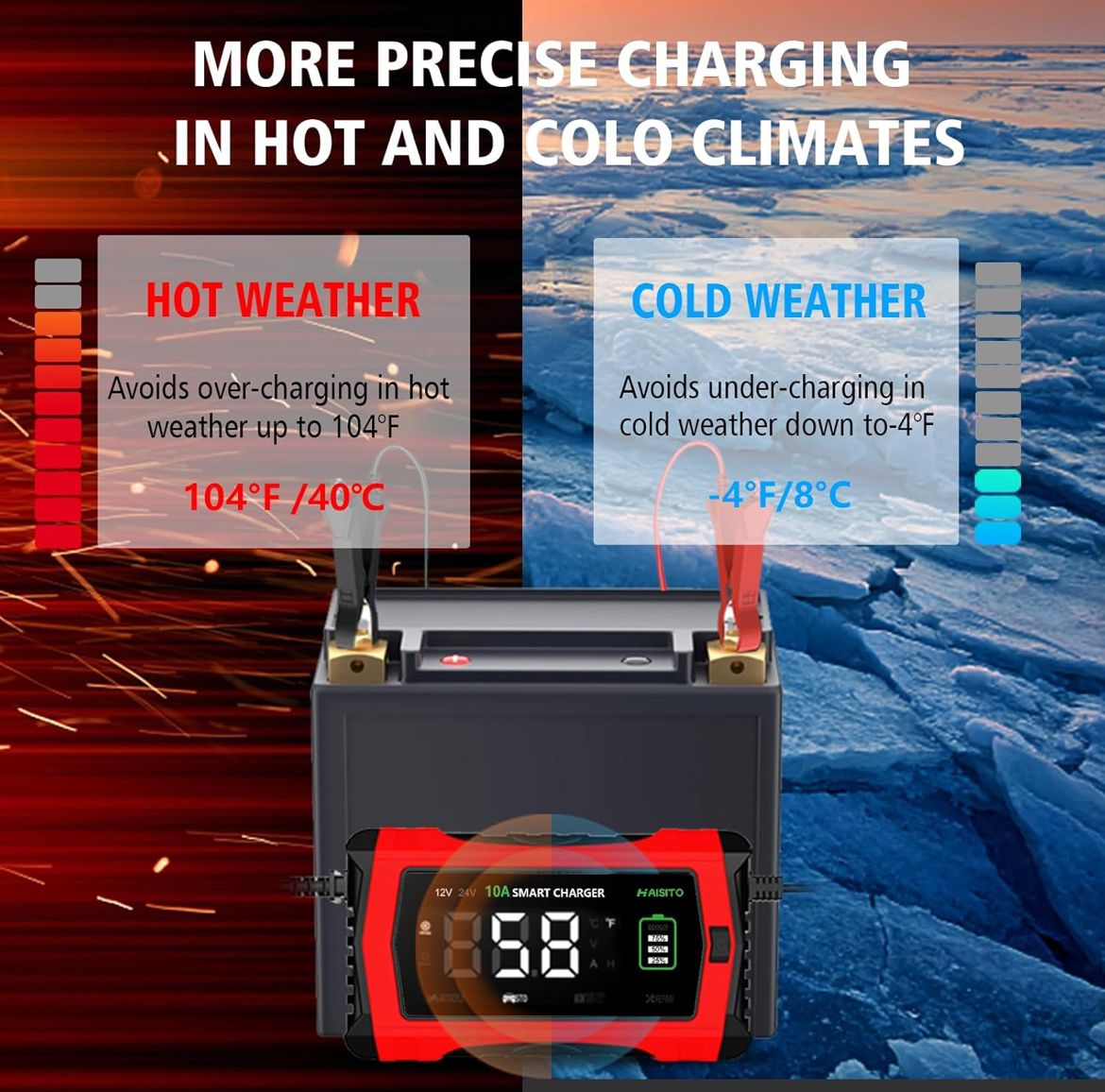 10A Smart Battery Charger and Maintainer - photo 5