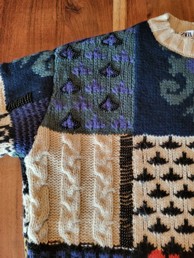 ❣️ Zara Chunky Knit Sweater Oversized Fit Ltd Edition image indicator(8)