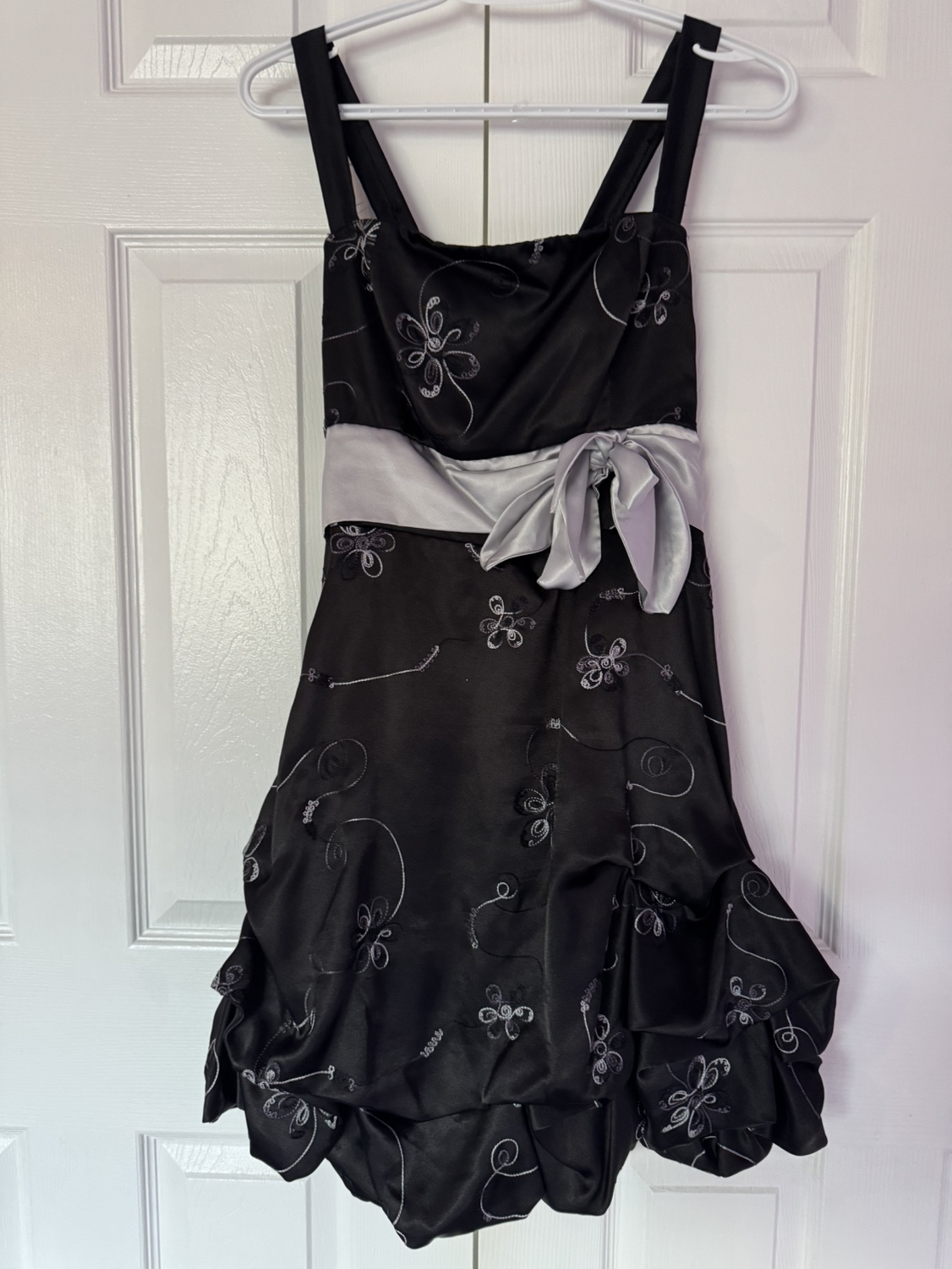 Black and Silver Dress