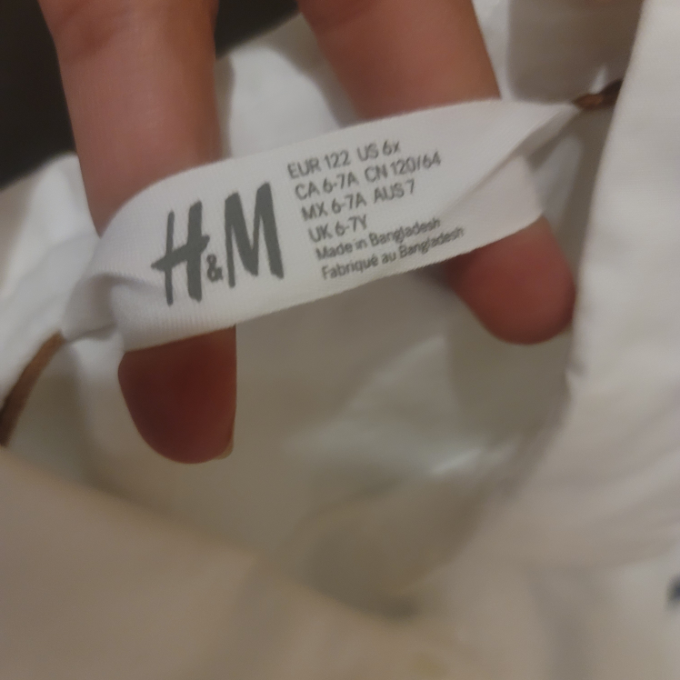 H&M White Long Sleeve Shirt - photo 2