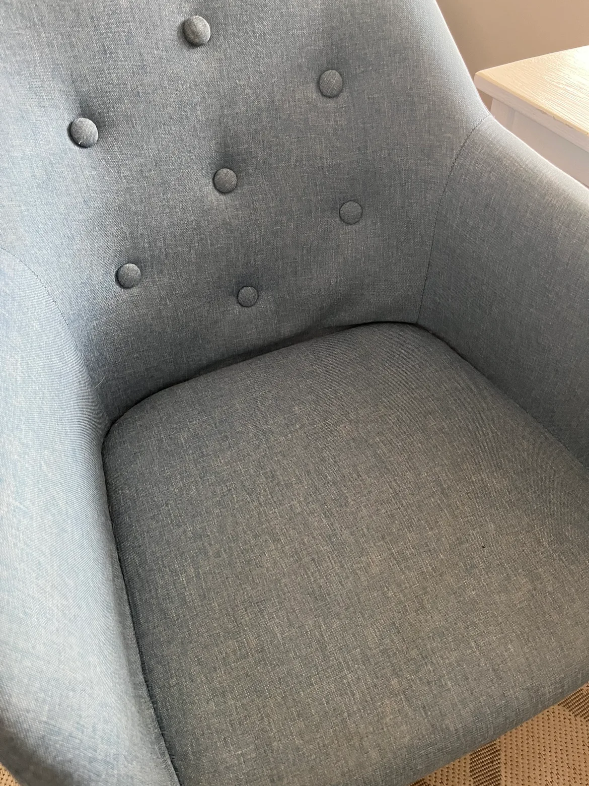 Blue Swivel Office Chair and desk image indicator(5)