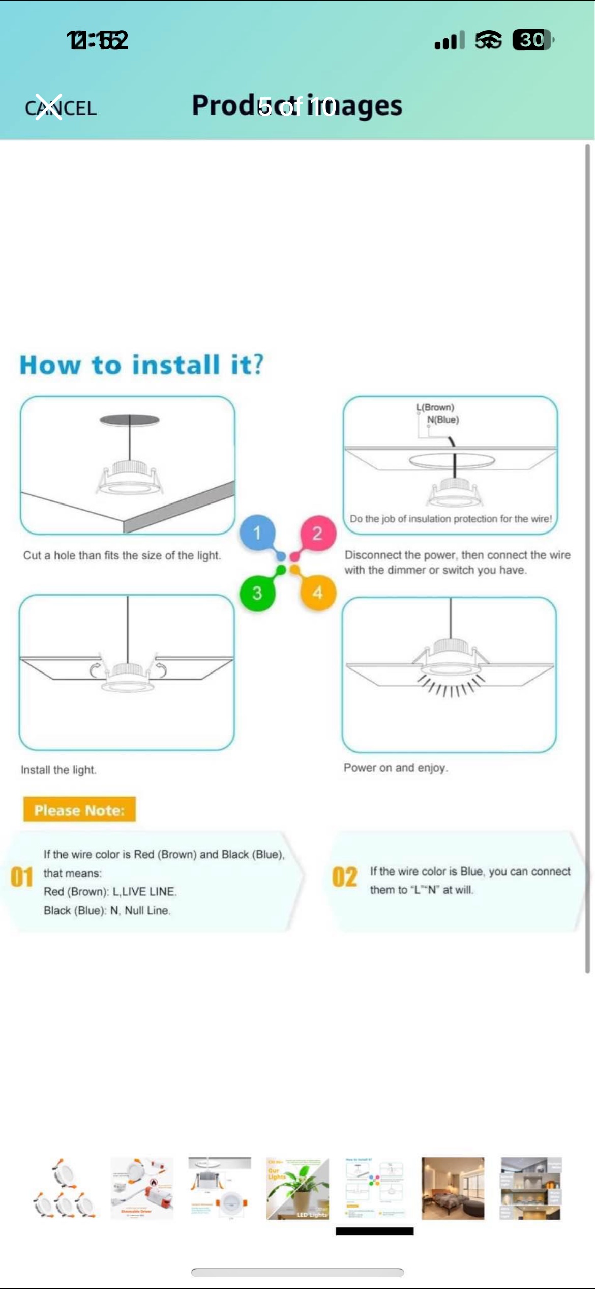 4-Pack 2” LED Downlights - photo 5