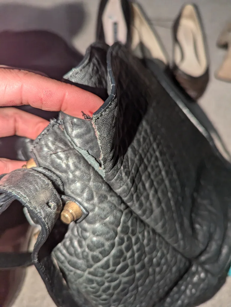 Alexander Wang Studded Black Leather Bag image indicator(9)