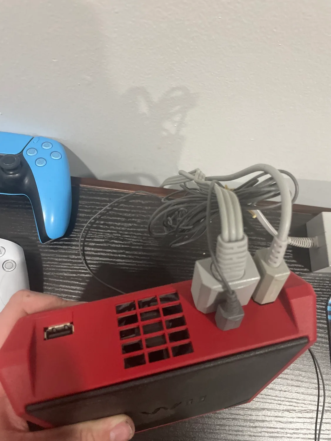 Nintendo Wii Red Mini (all cords and controller) image indicator(4)