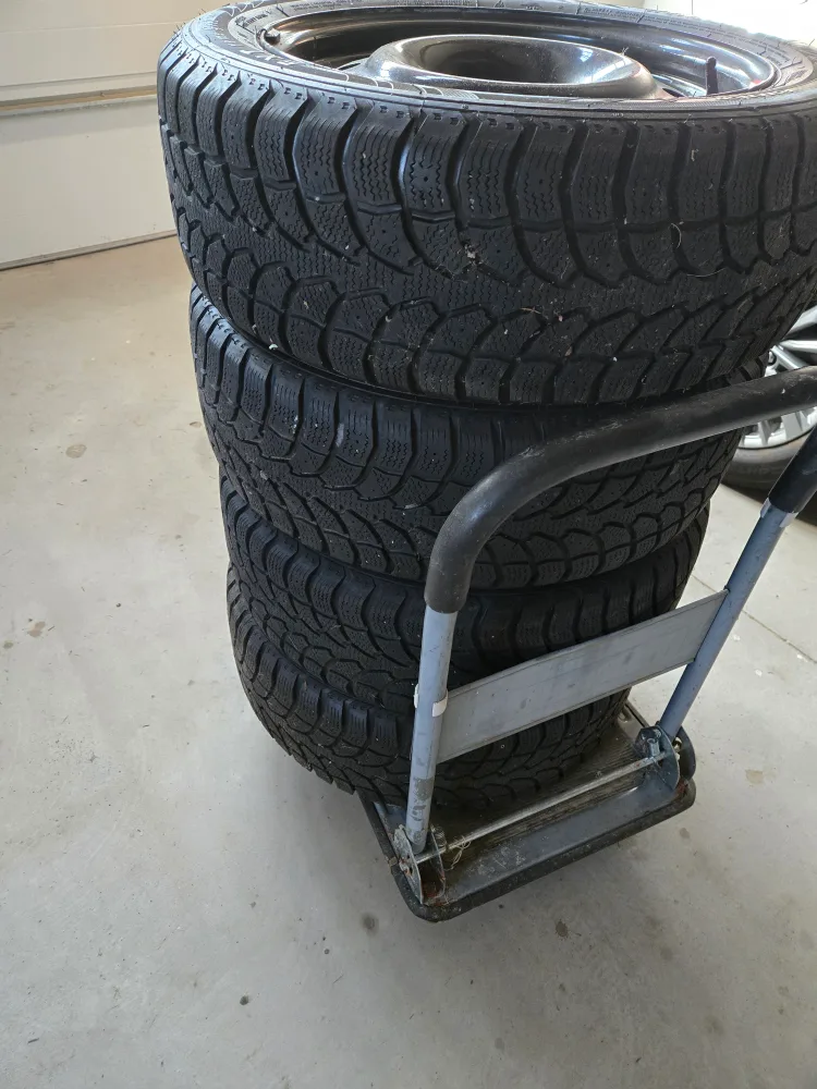 Set of 4 Winterclaw Winter Tires & Steel Rims