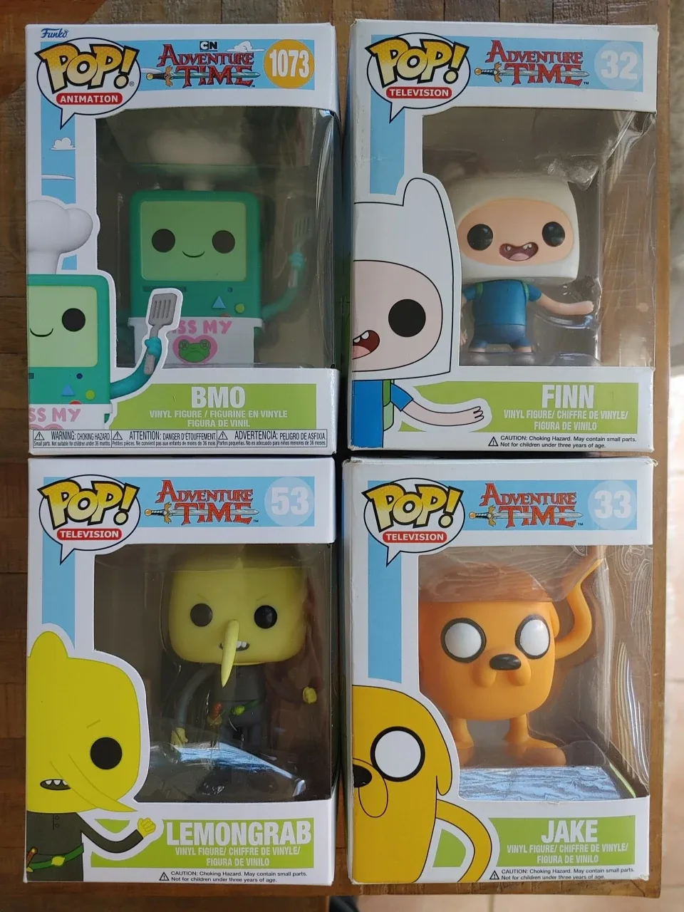 Adventure Time Funko Pop! Vinyl Figures Set of 4 thumbnail
