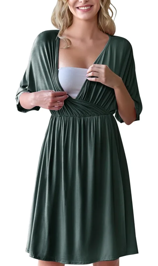 Maternity Nursing Gown image indicator(5)