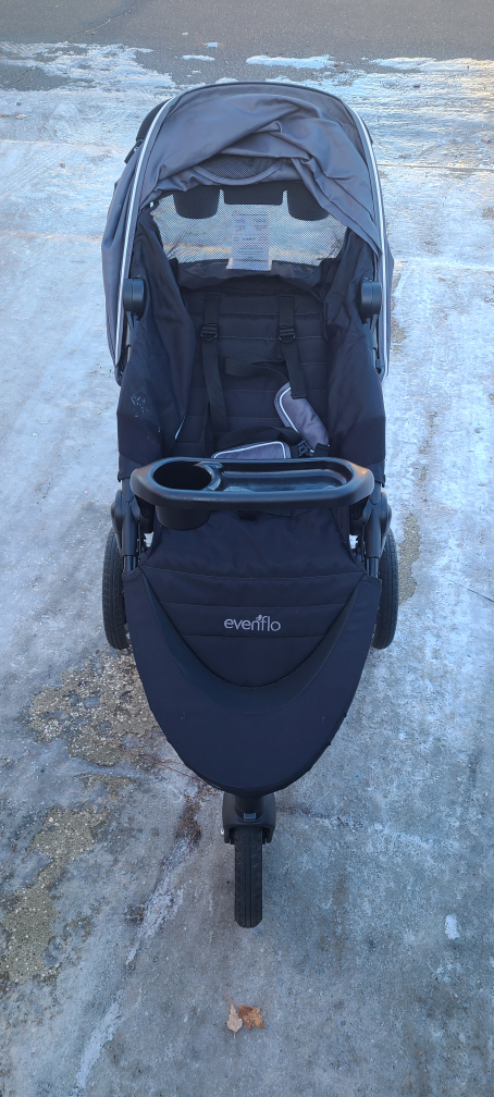 car seat and stroller