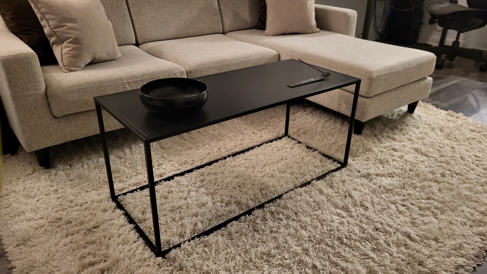 Modern Black Metal Coffee Table - photo 4