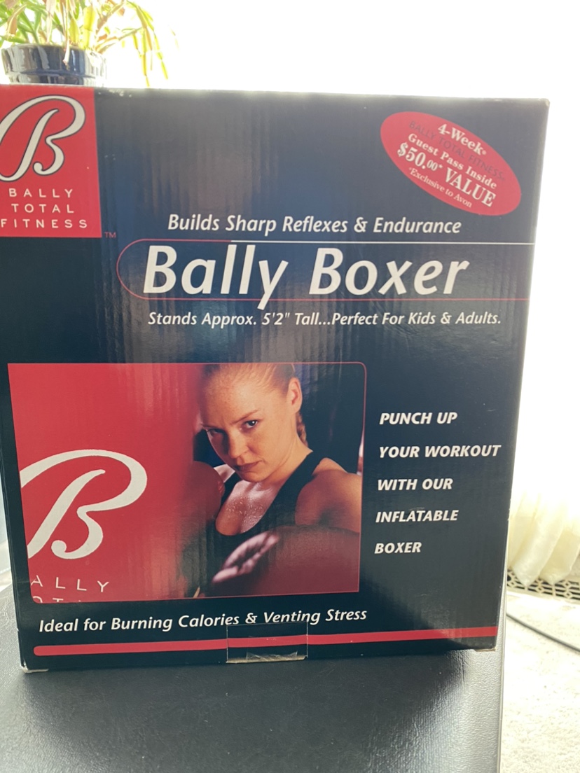 Bally Total Fitness Inflatable Boxer - new