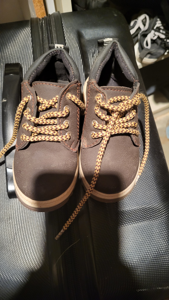 Brown Suede Kids' Shoes