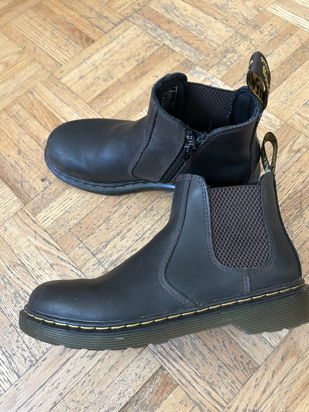 Dr. Martens Chelsea Boots, kids dark brown