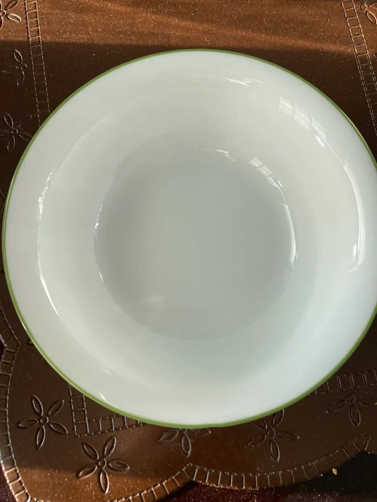 Corelle Green Rimmed Bowls image indicator(2)