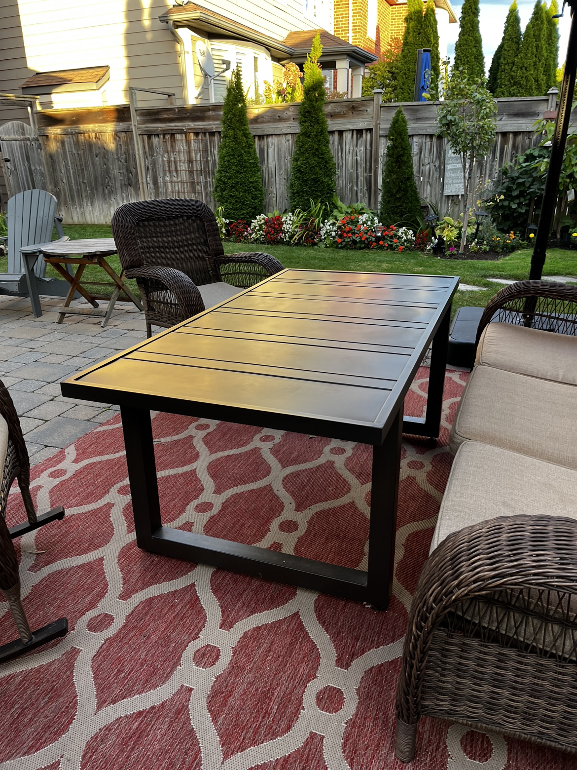 Outdoor patio, dining height  table - photo 5