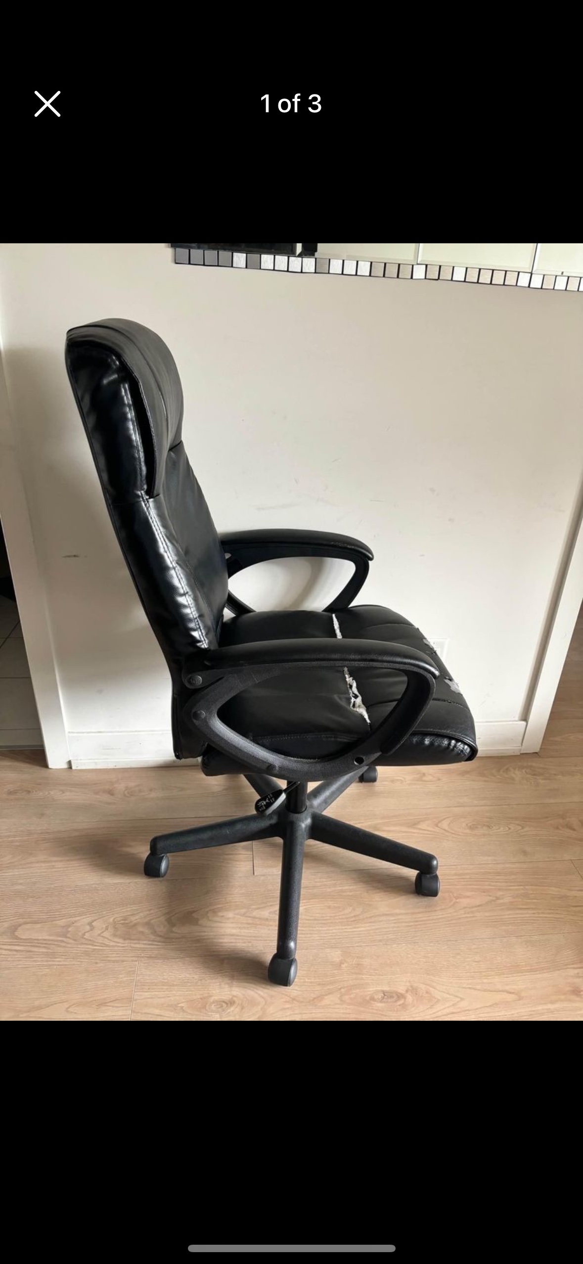 Black Office Chair - photo 2