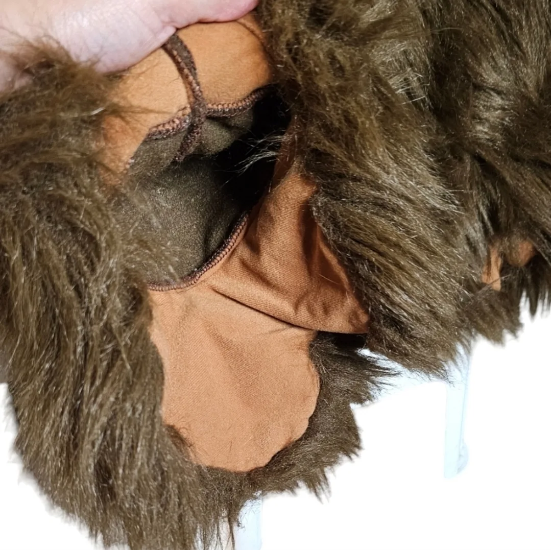 Wookiee  Ewok or Brown Bear Halloween Costume for bigger kid image indicator(4)
