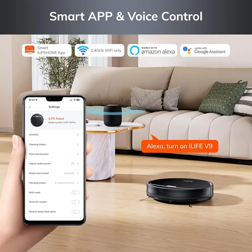 ILIFE V3s Pro Robot Vacuum Cleaner image indicator(6)