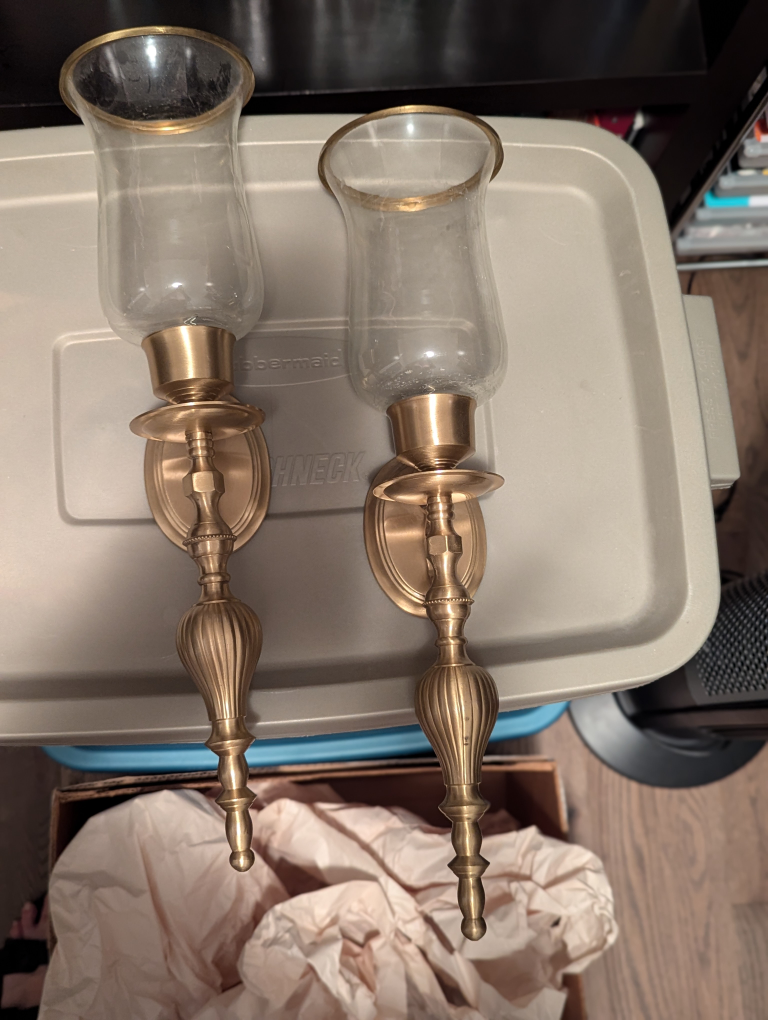 Brass Wall Sconces