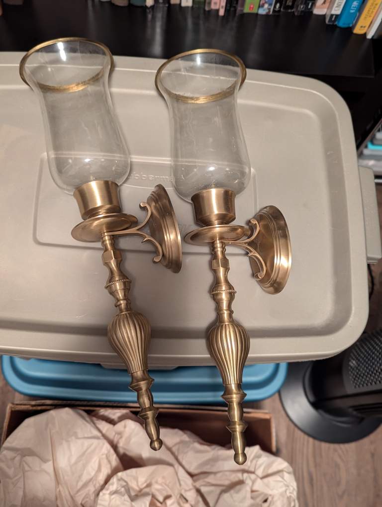 Brass Wall Sconces - photo 2