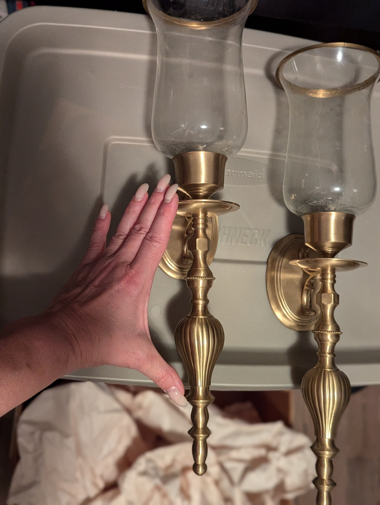 Brass Wall Sconces - photo 3