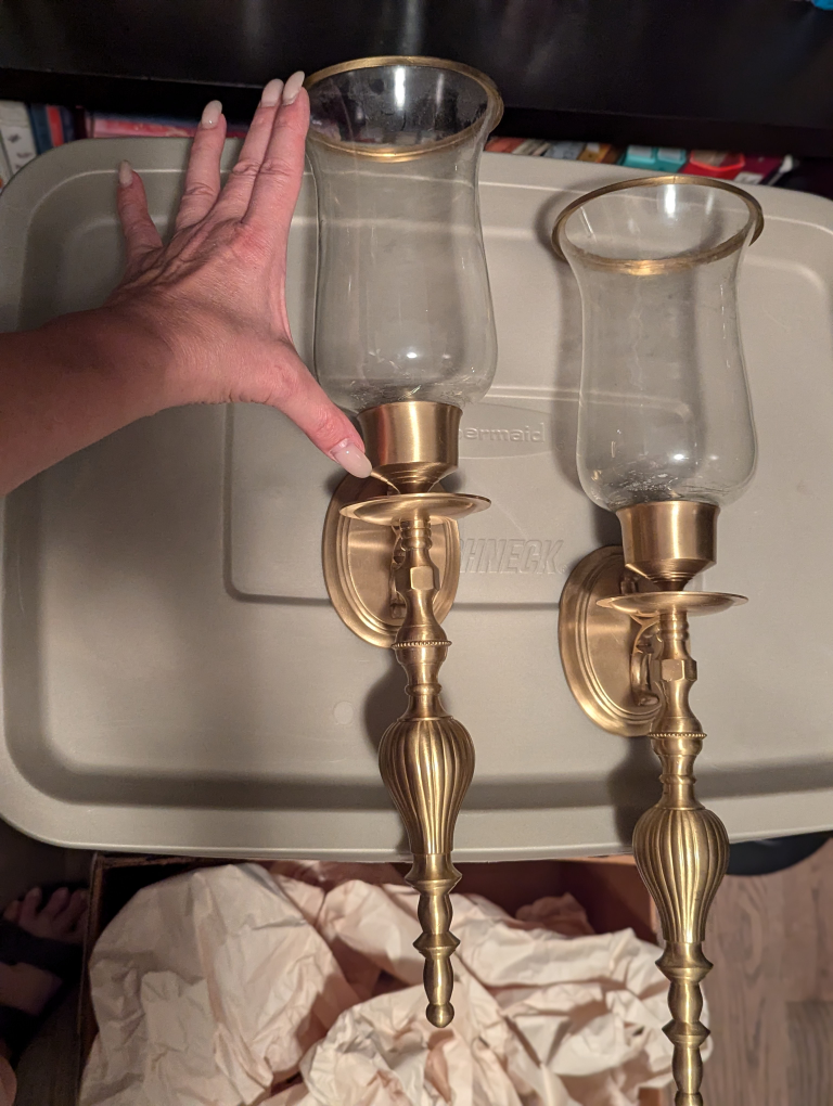 Brass Wall Sconces - photo 4
