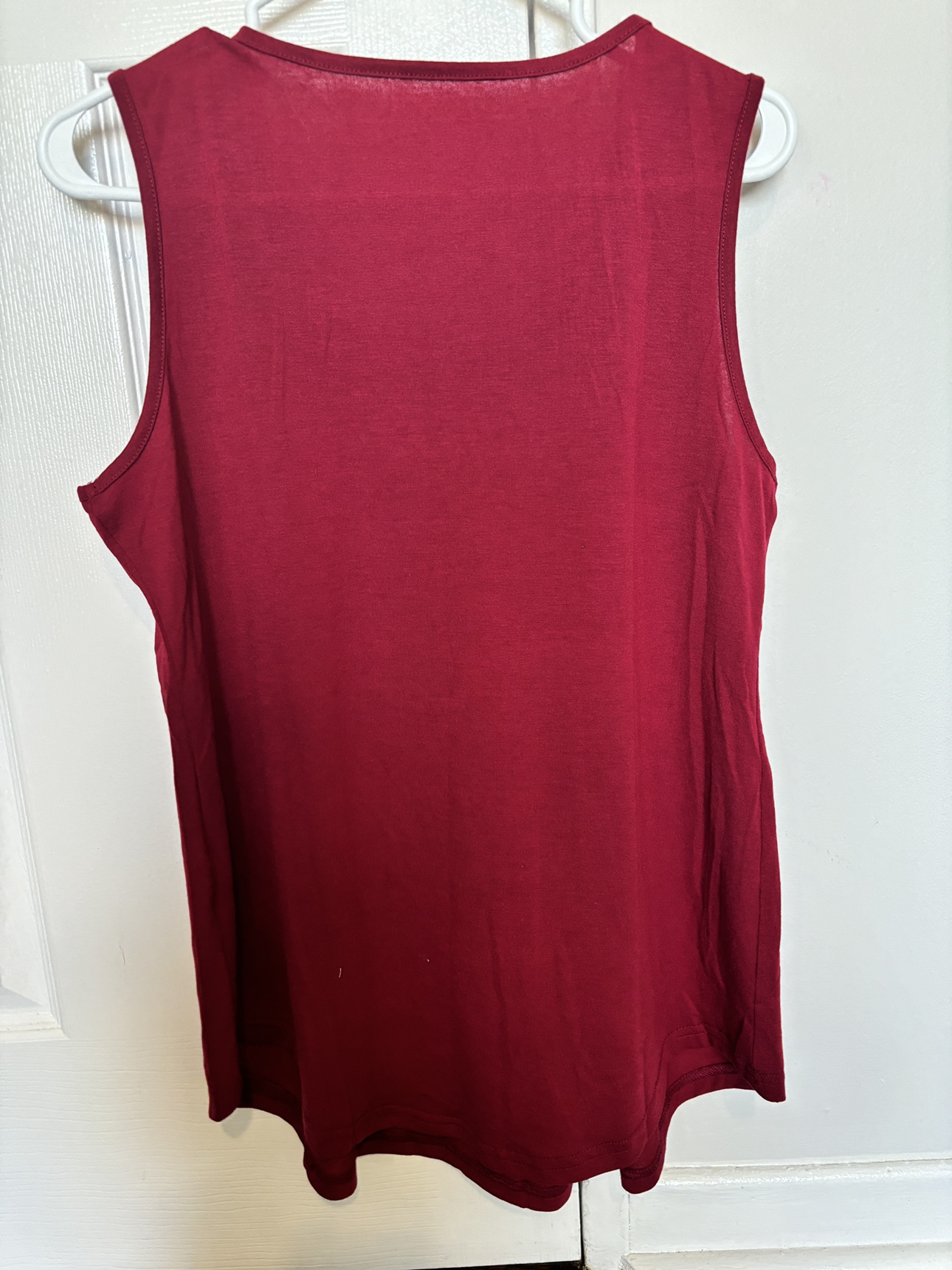 Red sleeveless top - photo 3