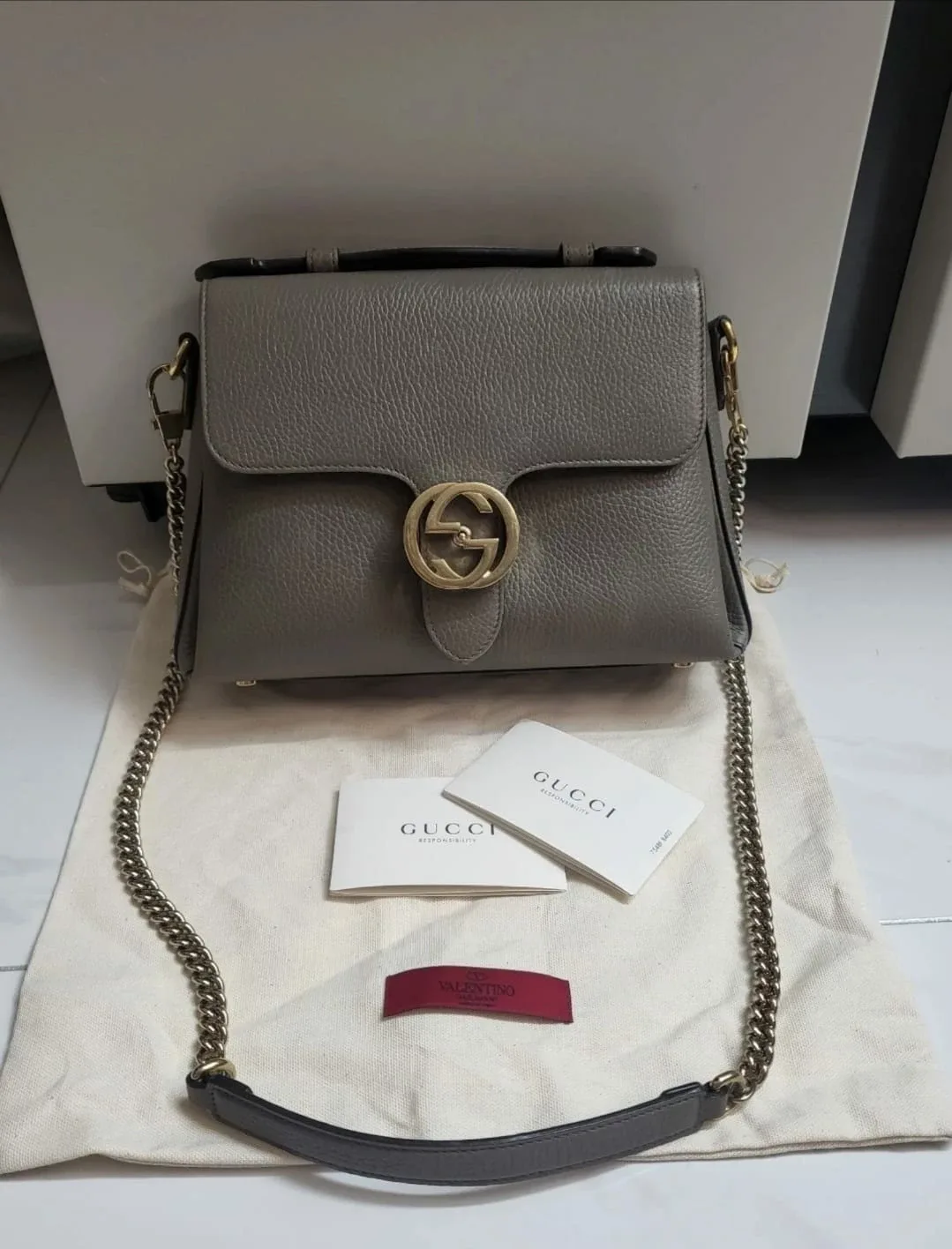 Gucci marmont interlocking bag sale