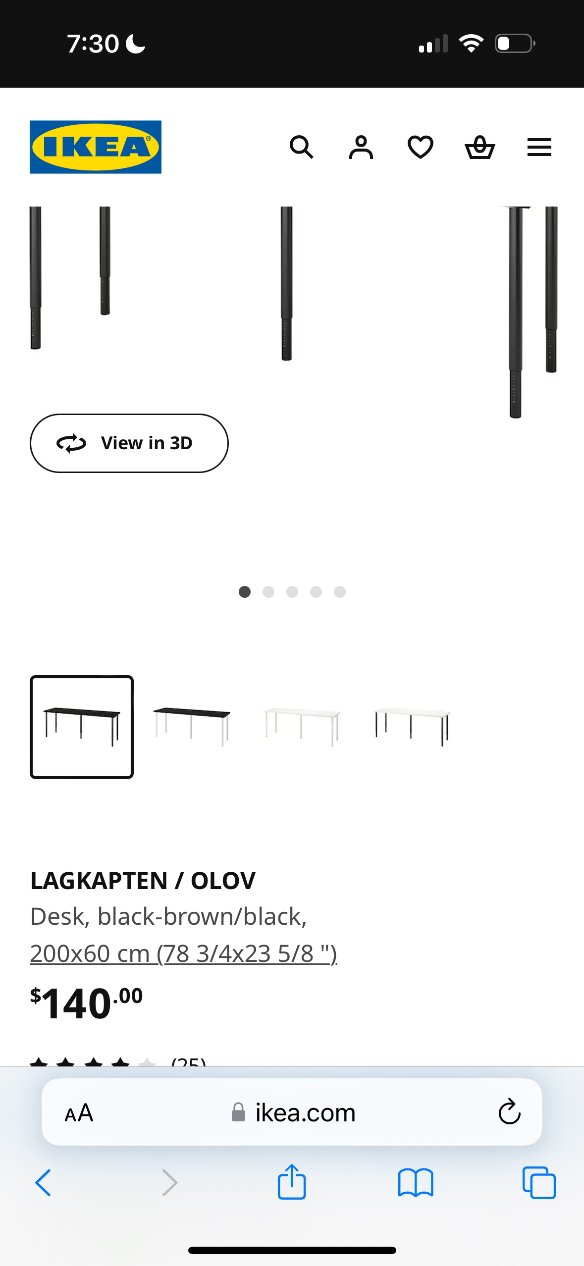 IKEA LAGKAPTAN/OLOV Desk - photo 5