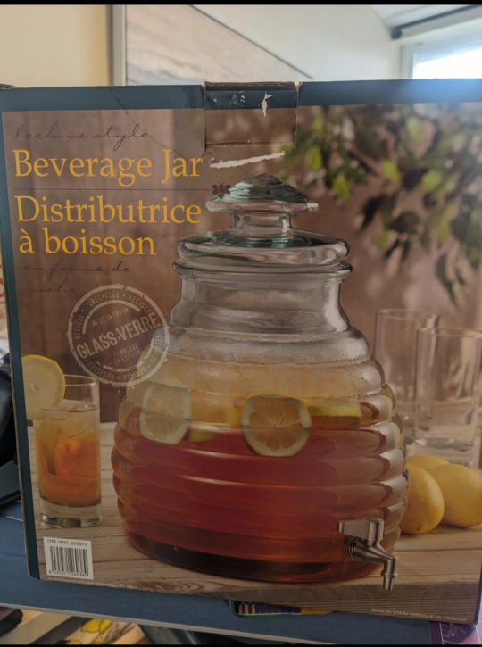 Glass Beverage Dispenser