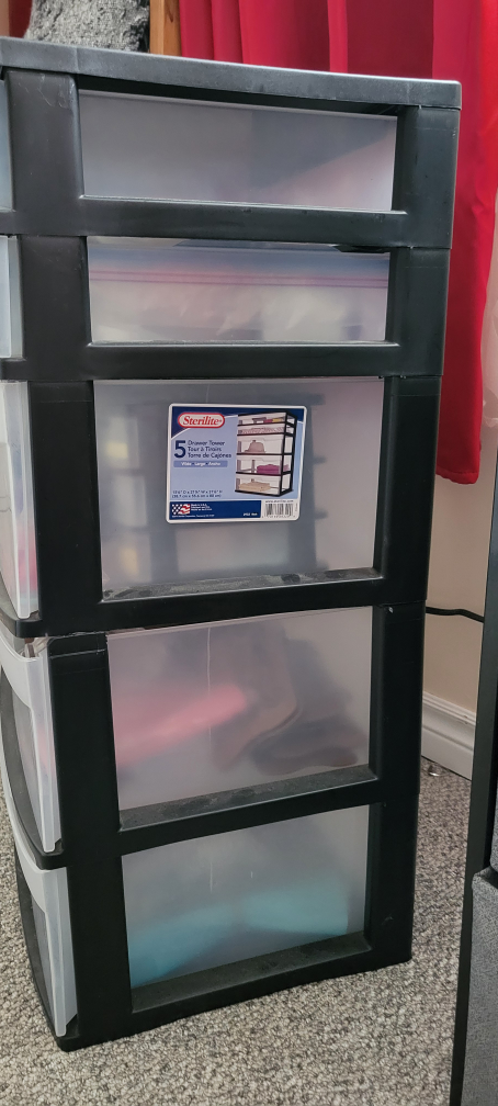 Sterilite 5 Drawer Storage Tower with baking items - photo 3
