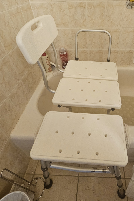 Bath Transfer Bench with Backrest