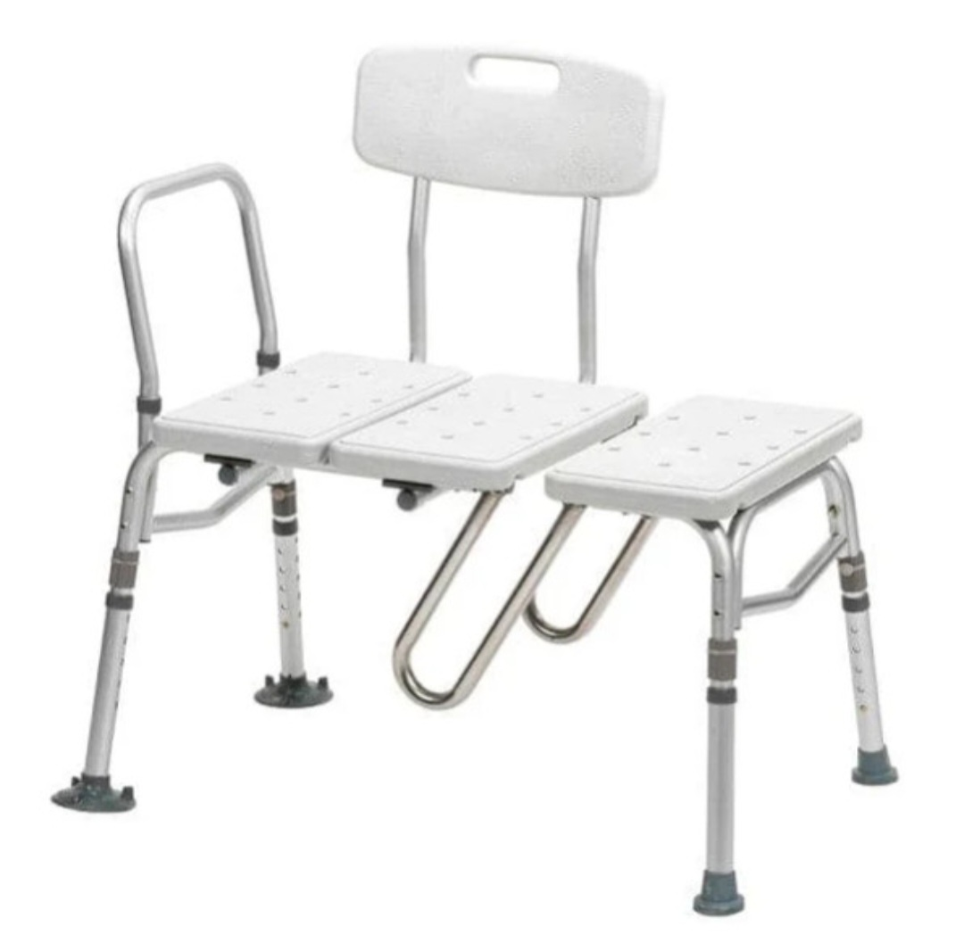 Bath Transfer Bench with Backrest - photo 3