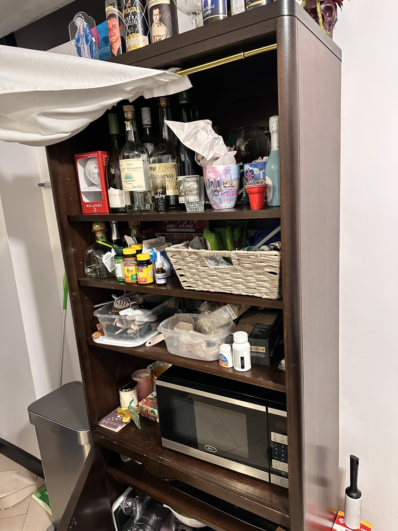 Microwave Cabinet FREE MUST PICK UP - photo 3