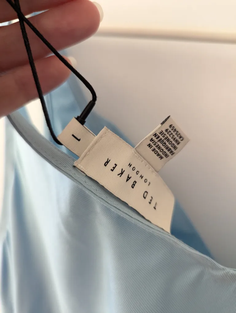 Ted Baker Blue V-Neck Tank Top image indicator(2)