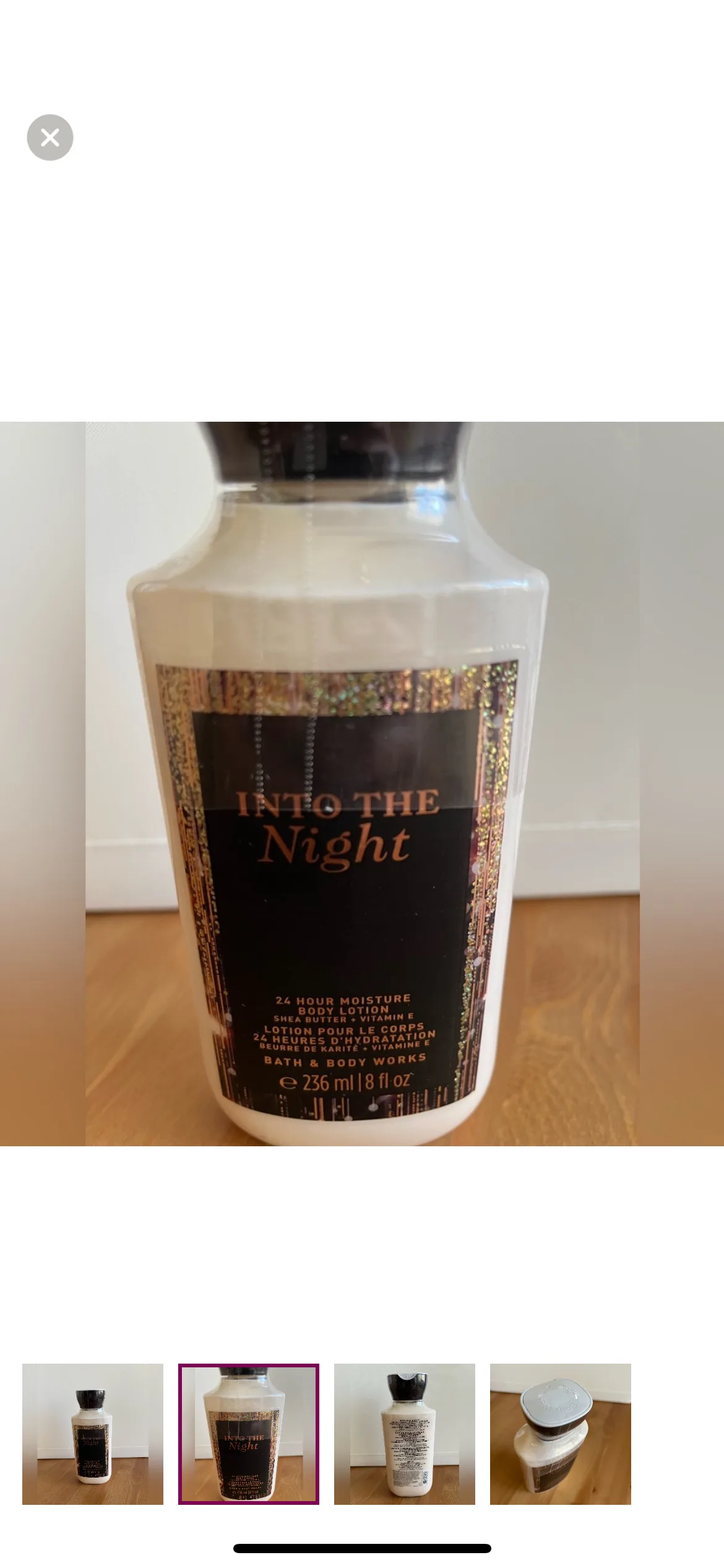 Bath and body lotion Into the Night thumbnail