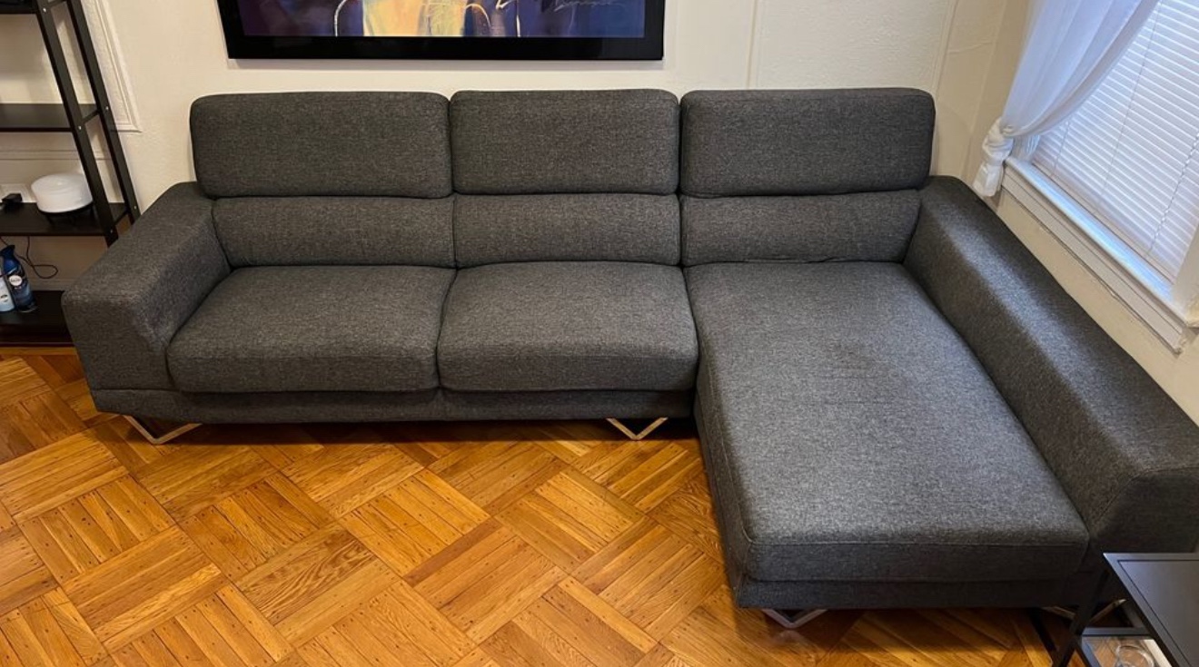 Amazing gray living room sectional sofa - photo 2