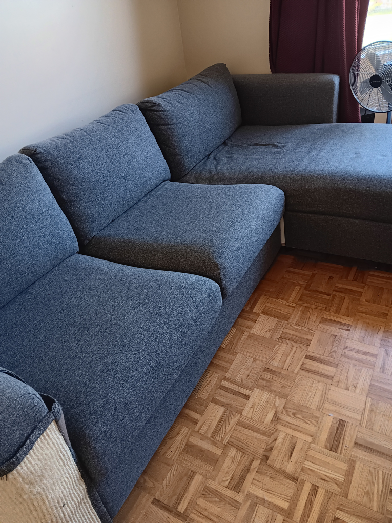 Grey Sectional Sofa with Storage - photo 2