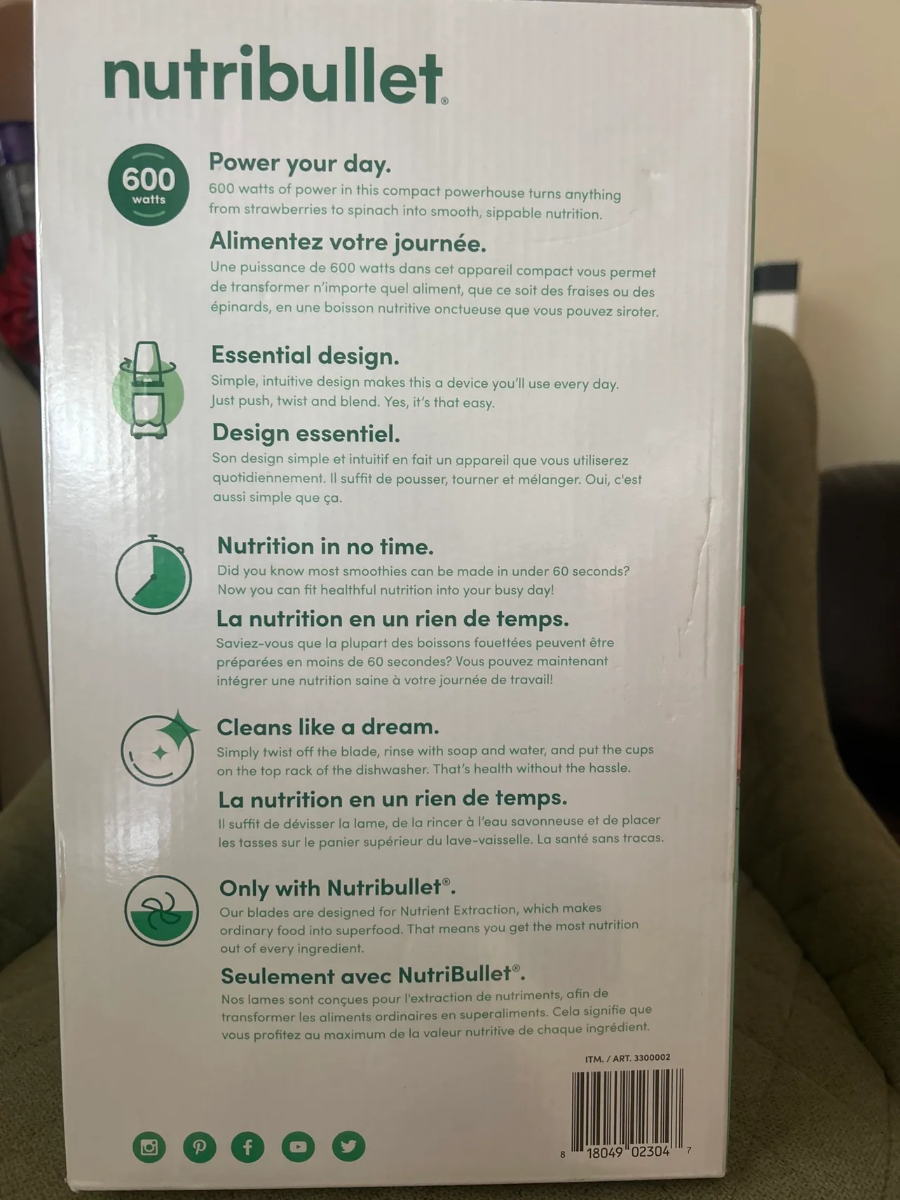 Nutribullet 600-watt Blender image indicator(2)