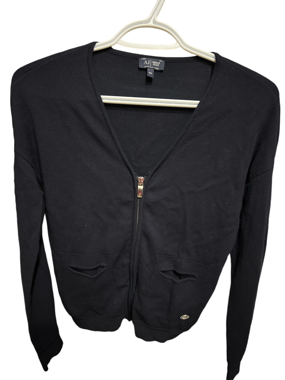 Armani Jeans Black Cardigan