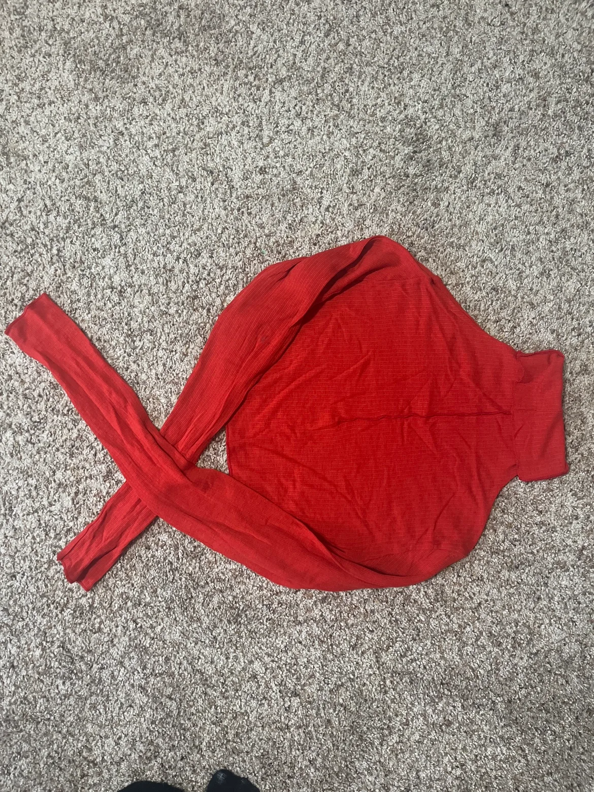 Oak + Fort Red Turtleneck Top thumbnail