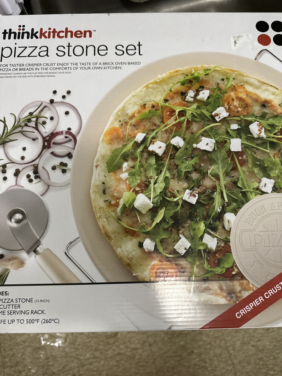 Thinkkitchen Pizza Stone Set