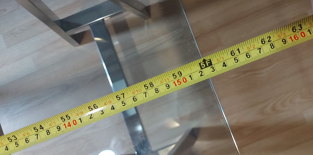 Glass desk with Metal Base - photo 3