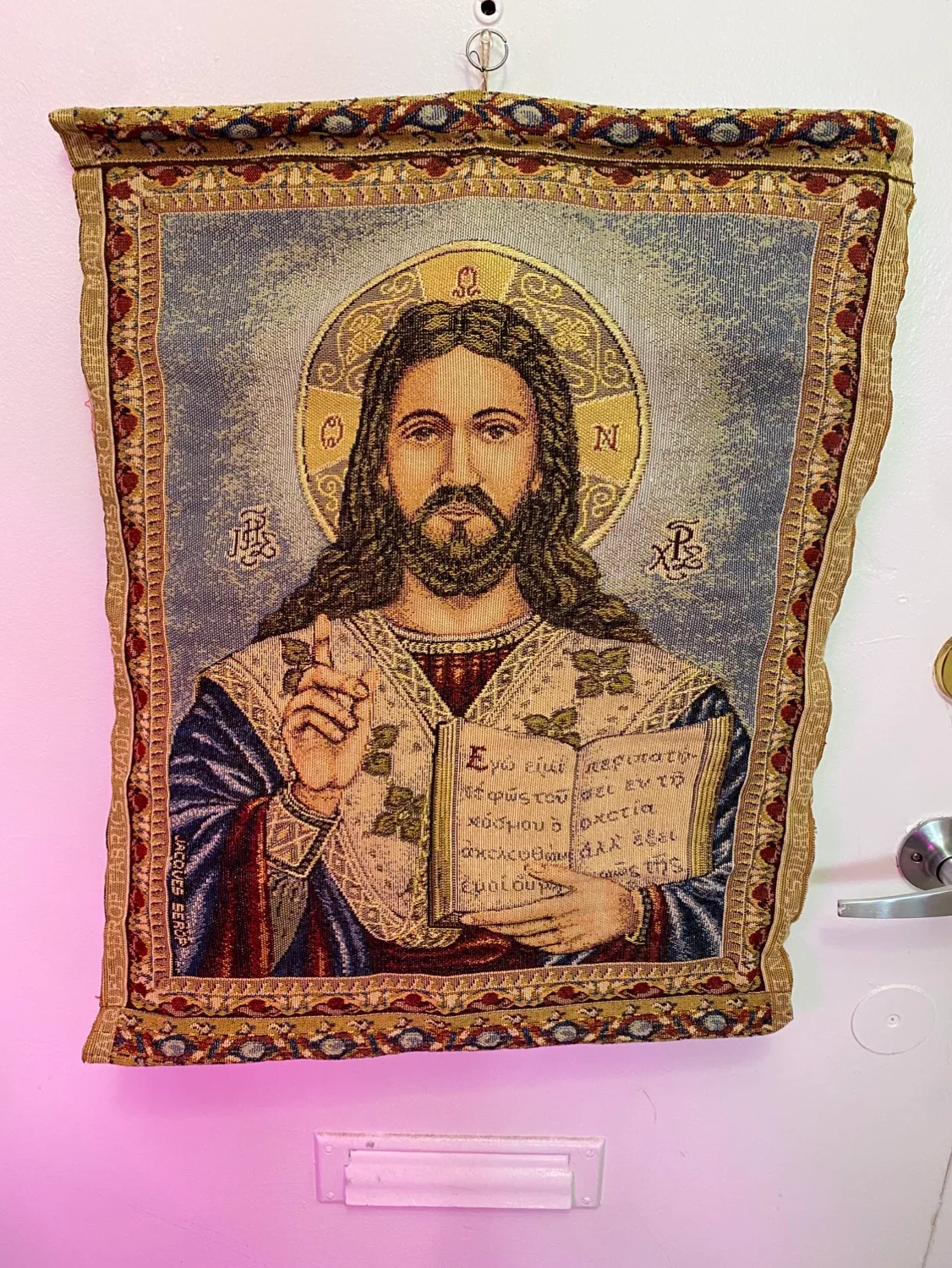 Jesus Tapestry Wall Hanging thumbnail