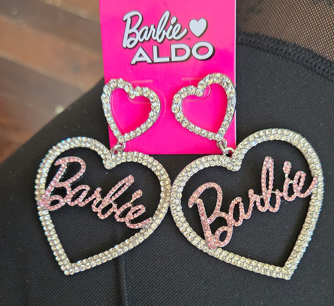 Barbie x Aldo Heart Dangle Earrings thumbnail