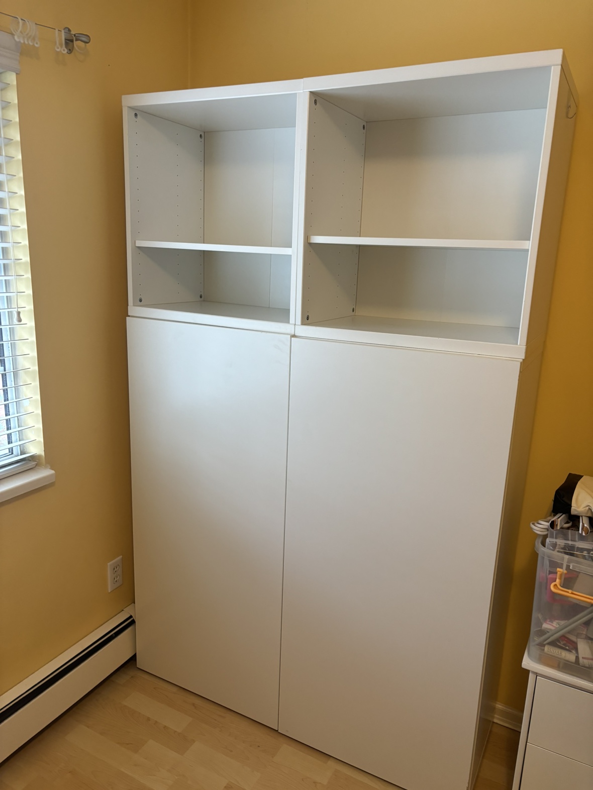 White Shelving Unit