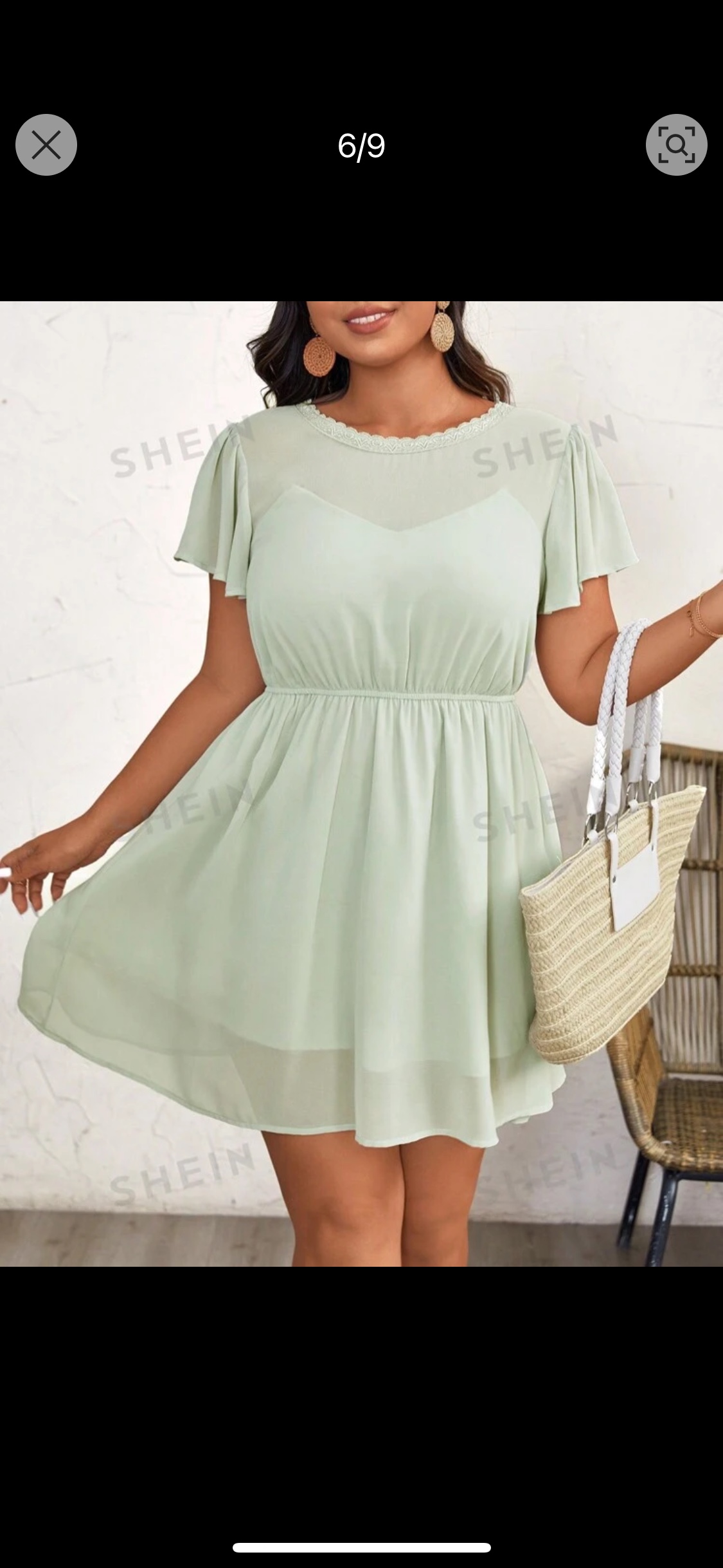 Sage Green Shein Dress - FREE