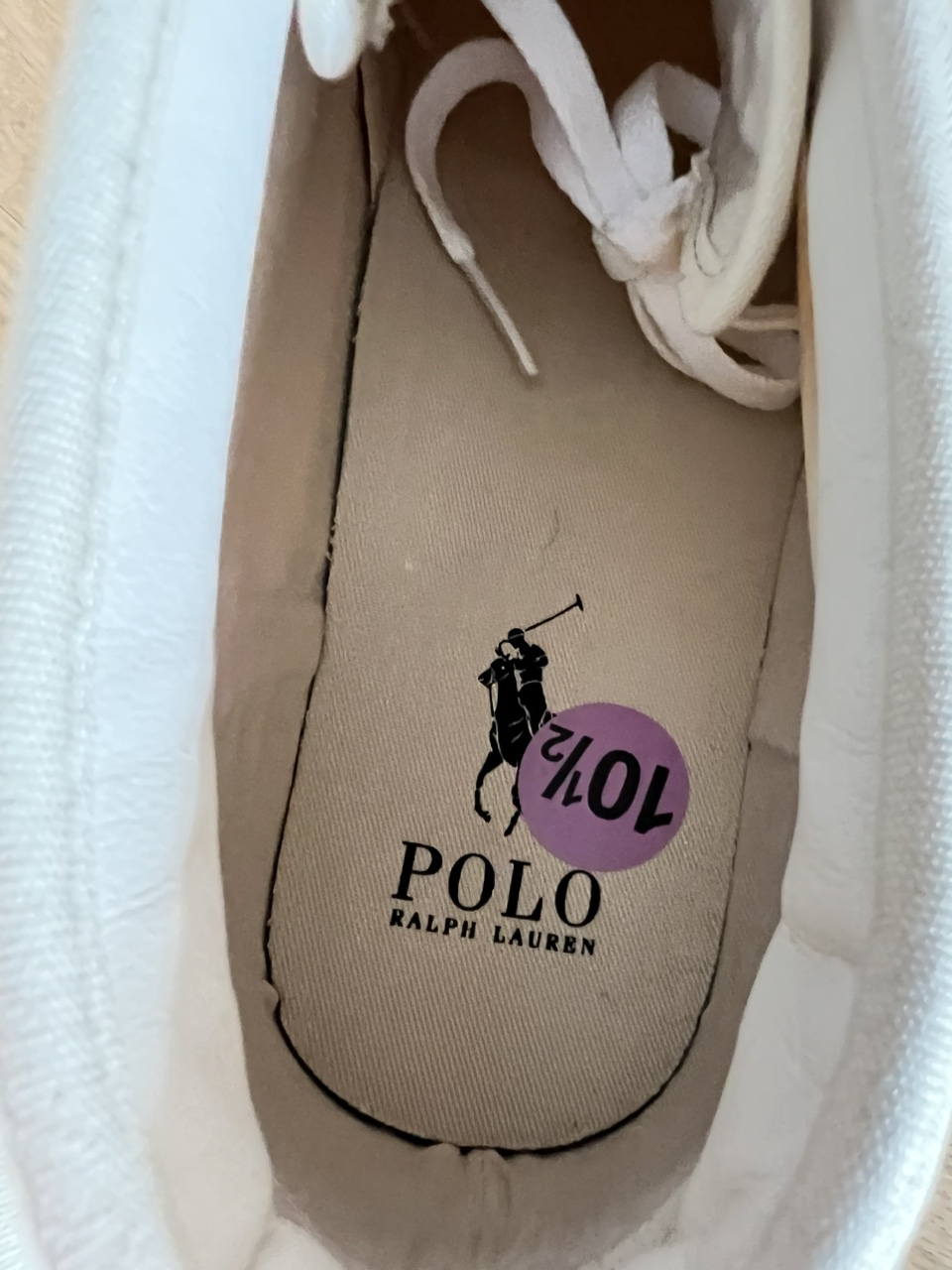 Polo Ralph Lauren Mens Beige Size 10.5 Boot Sneaker - photo 5