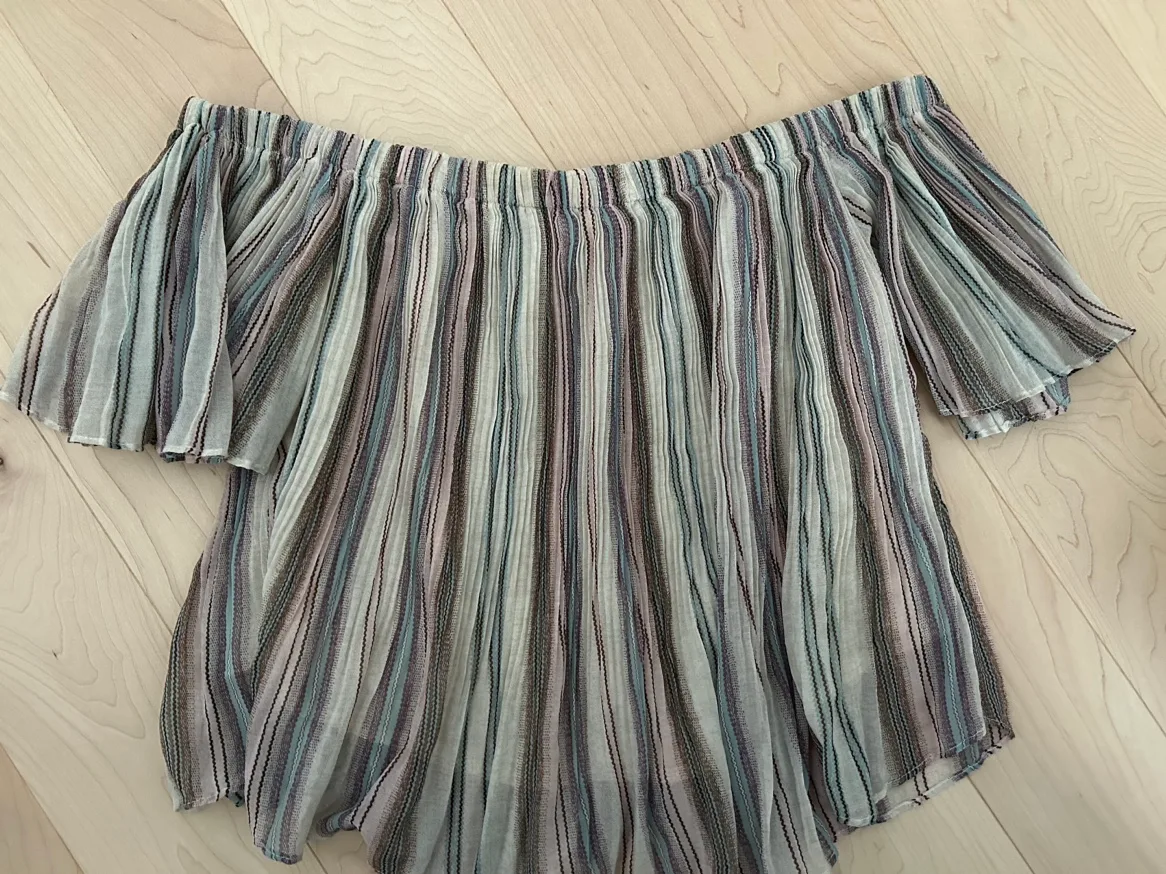 BP. / Nordstrom Off the Shoulder Striped Top image indicator(2)