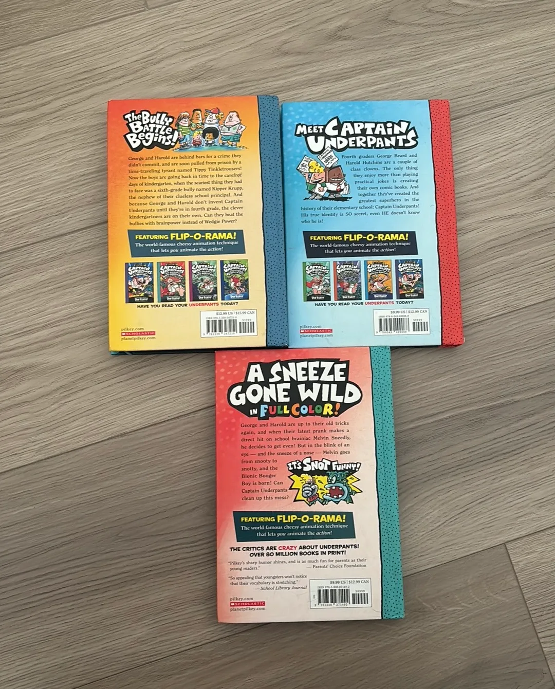 Set of 3 Captain Underpants Books image indicator(6)